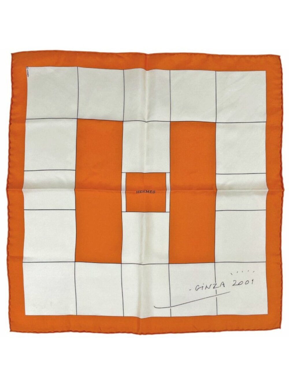 Hermes Petit Carre Ginza Scarf Gavroche Store Opening Commemorative Limited